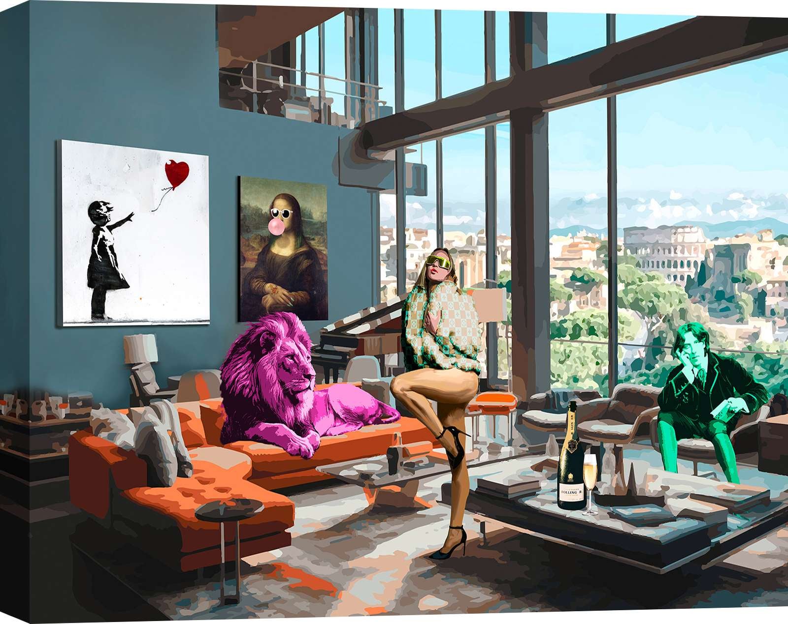 Peinture Pop Art Moderne