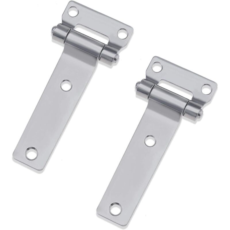 Balamale containere tip T din oțel inoxidabil 304, pachet de 2, 135 x 58 mm, pentru camioane, autoutilitare, rulote, remorci 2buc
