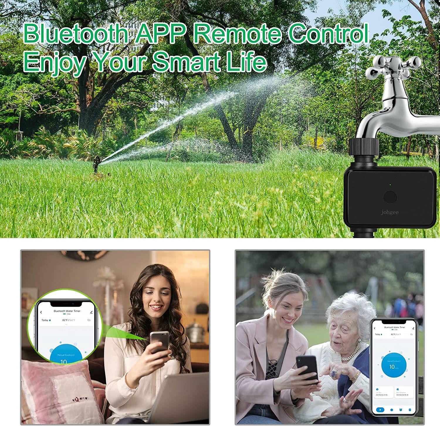 Automatique Arrosage WiFi Bluetooth, Programmateur Arrosage avec Passerelle, Irrigation Arrosage, Minuteur Arrosage Goutte à Goutte,Irrigation - 2