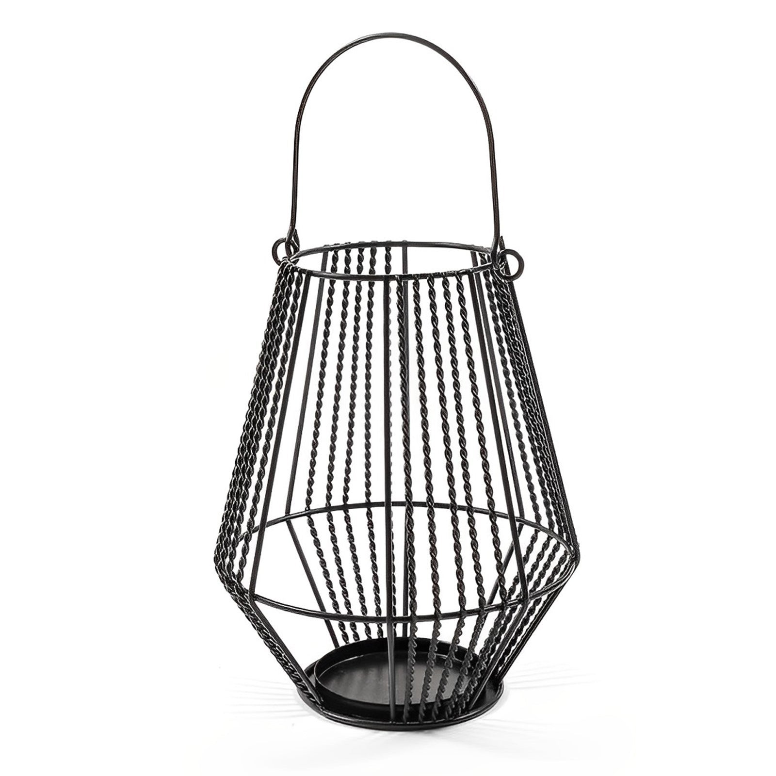 Set 3 lanterne in metallo ideale per decorazioni da interno ed esterno
