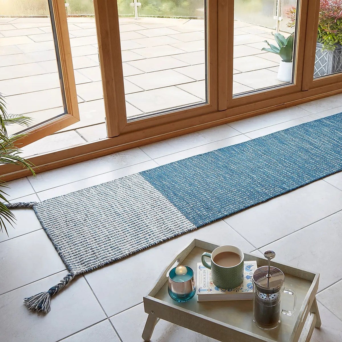 Tapis de couloir moderne en laine NAIROBI - 2