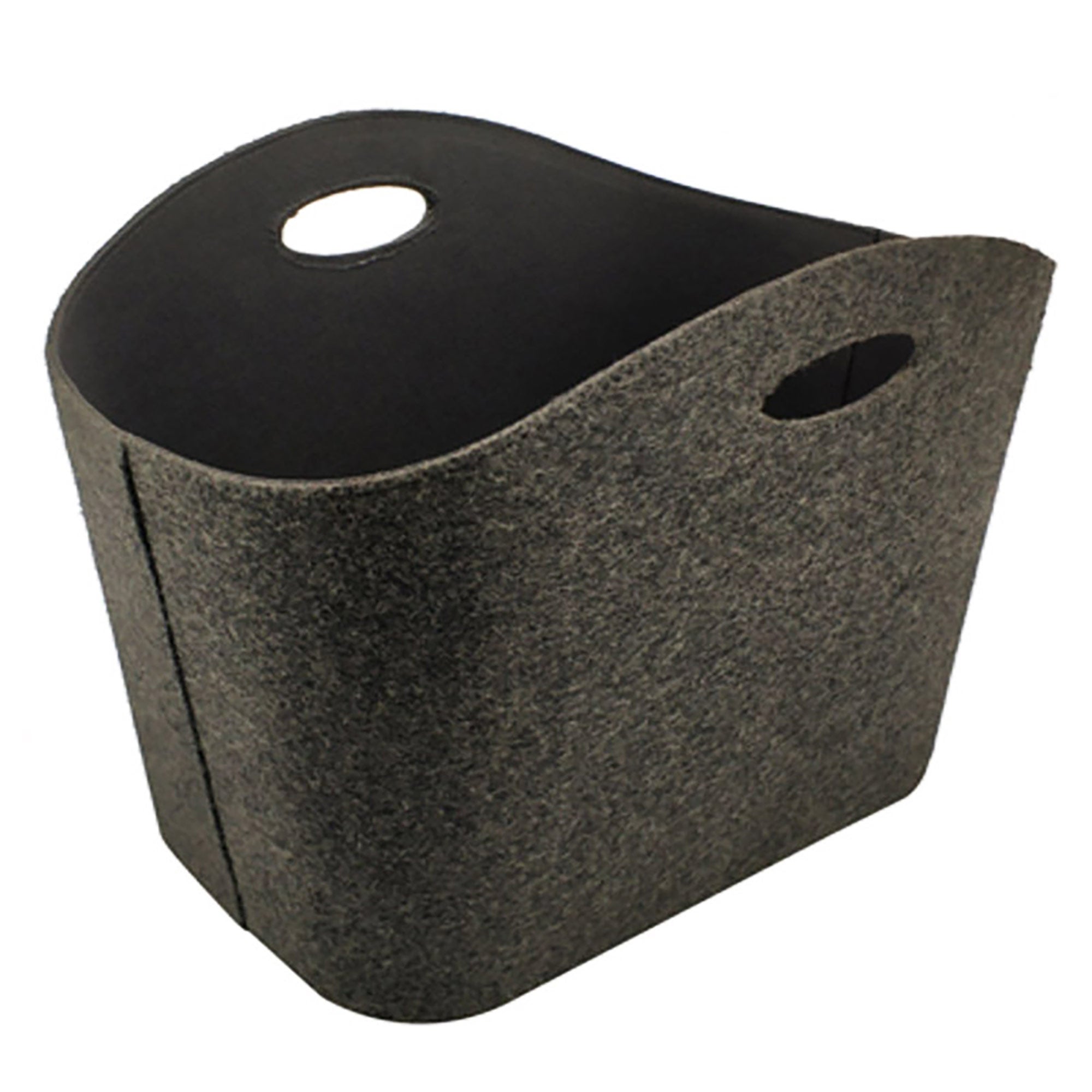 Seau à Bûches En Feutre WERKA PRO - Rangement Chic Pour Bois, Jouets Ou Magazines