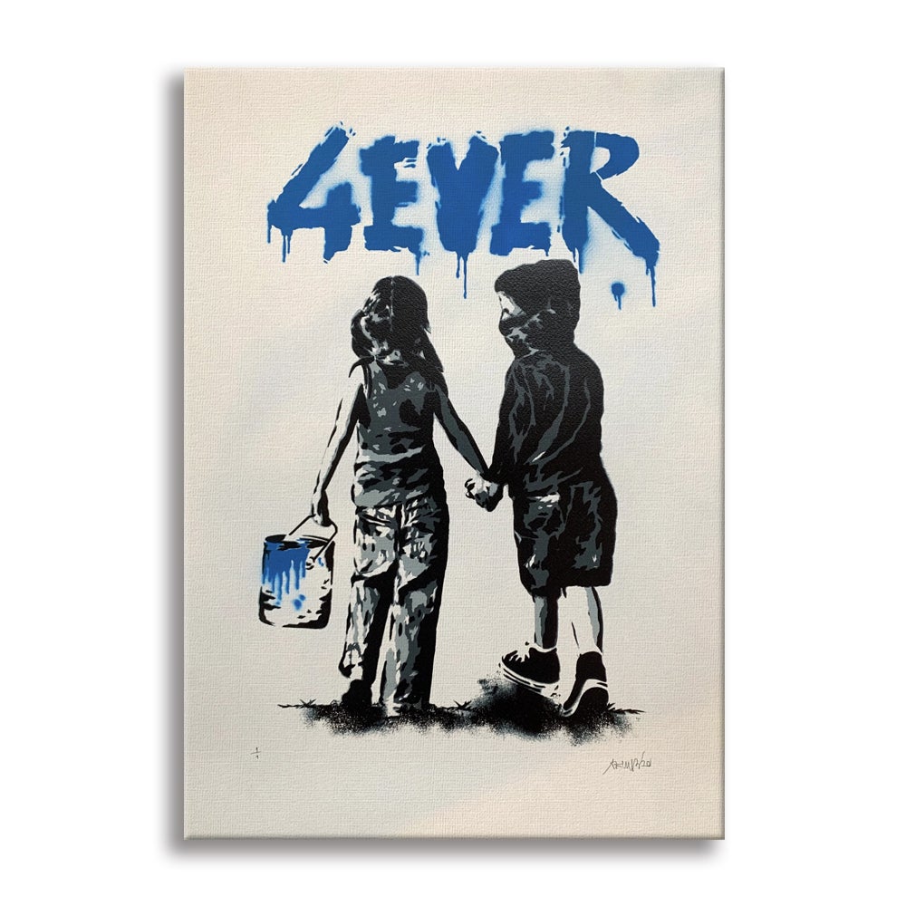 4Ever – Współczesny obraz na płótnie na drewnianej ramie, 70x100 cm