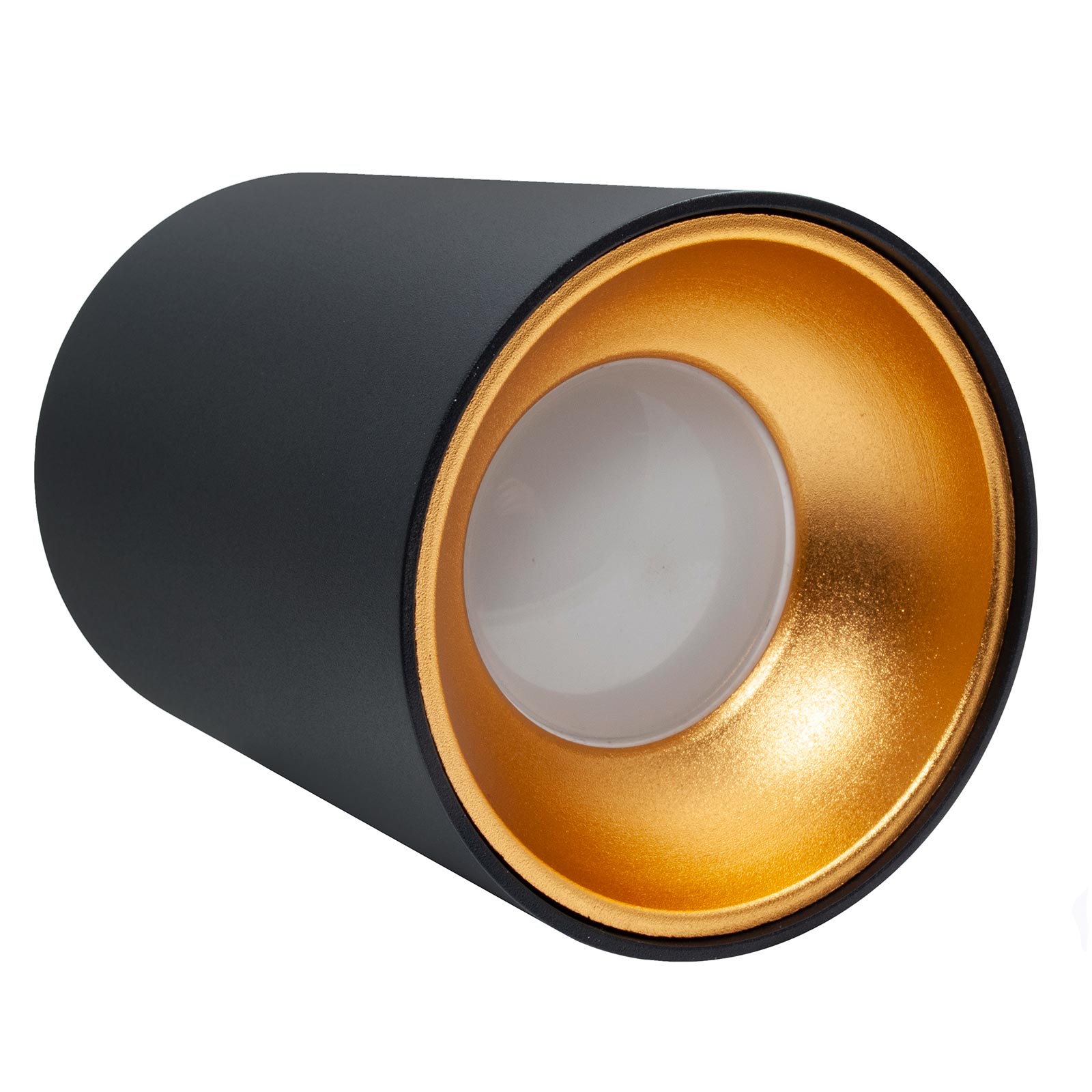 NIKOS plafonnier moderne noir doré plafonnier GU10 LED lumière salle de bain cuisine vitrine boutique bar 230V - 7