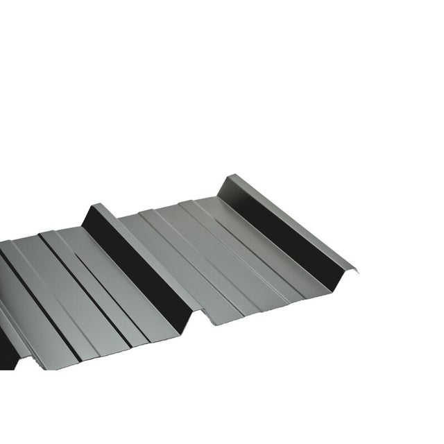 Bac acier laquée 1045 63/100 Gris anthracite RAL 7016, l : 105 cm, L : 250 cm