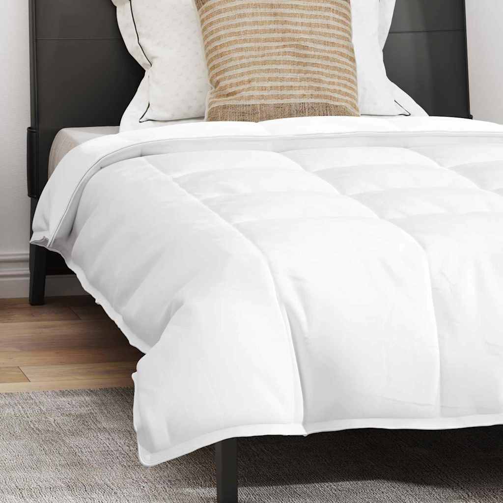 Couette avec oreiller 2 pcs | Duvet Blanc 135 x 220 cm Bas - 5