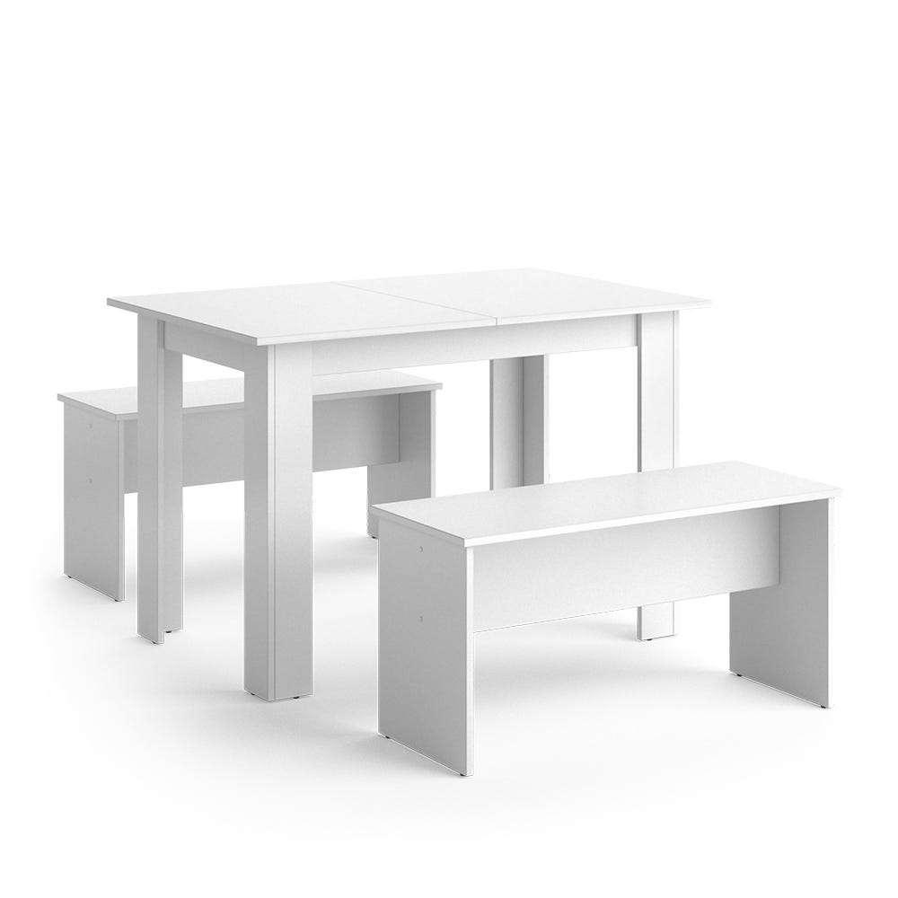 Table de salle à manger CALEB 80 x 80 cm blanche | | Magasin Table de salle à manger CALEB 80 x 80 cm blanche | | Magasin