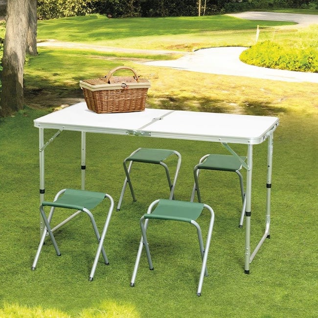 Set di 2 sgabelli pieghevoli portatili, struttura in metallo, sgabello leggero e pieghevole per interni, casa, ufficio, picnic, 32 x 29 x 45,5 cm | Leroy Merlin Set di 2 sgabelli pieghevoli portatili, struttura in metallo, sgabello leggero e pieghevole per interni, casa, ufficio, picnic, 32 x 29 x 45,5 cm | Leroy Merlin