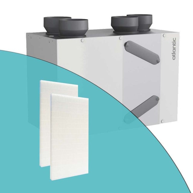 Filtre F7 ATLANTIC Duocosy/Duolix Et SAUTER Panega - 400 X 190 X 22 Mm - Pour VMC - Qualité Air Intérieur