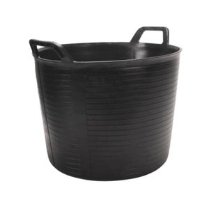 Secchio Per Malta In Plastica Da 90 Litri - Botte Da Cantiere Con Manico Ergonomico, Diametro 65 Cm - 6