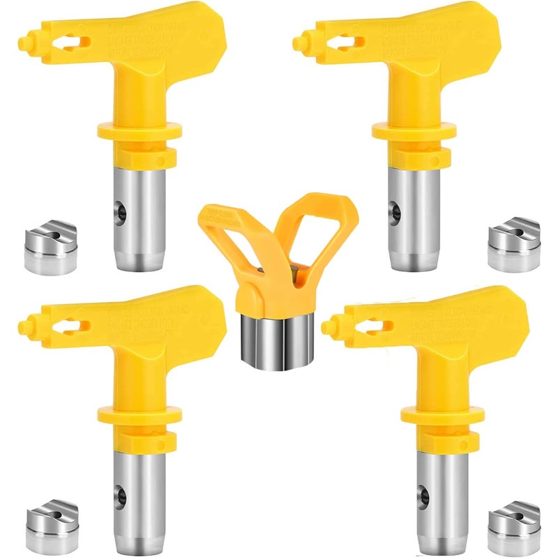 4-częściowa dysza natryskowa bezpowietrzna, dysza bezpowietrzna do pistoletu lakierniczego wysokociśnieniowego (typ 215 311 317 517)