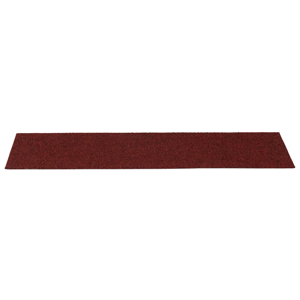 Tapis d'escalier auto-adhésifs 30 pcs rouge 76x20 cm - 4