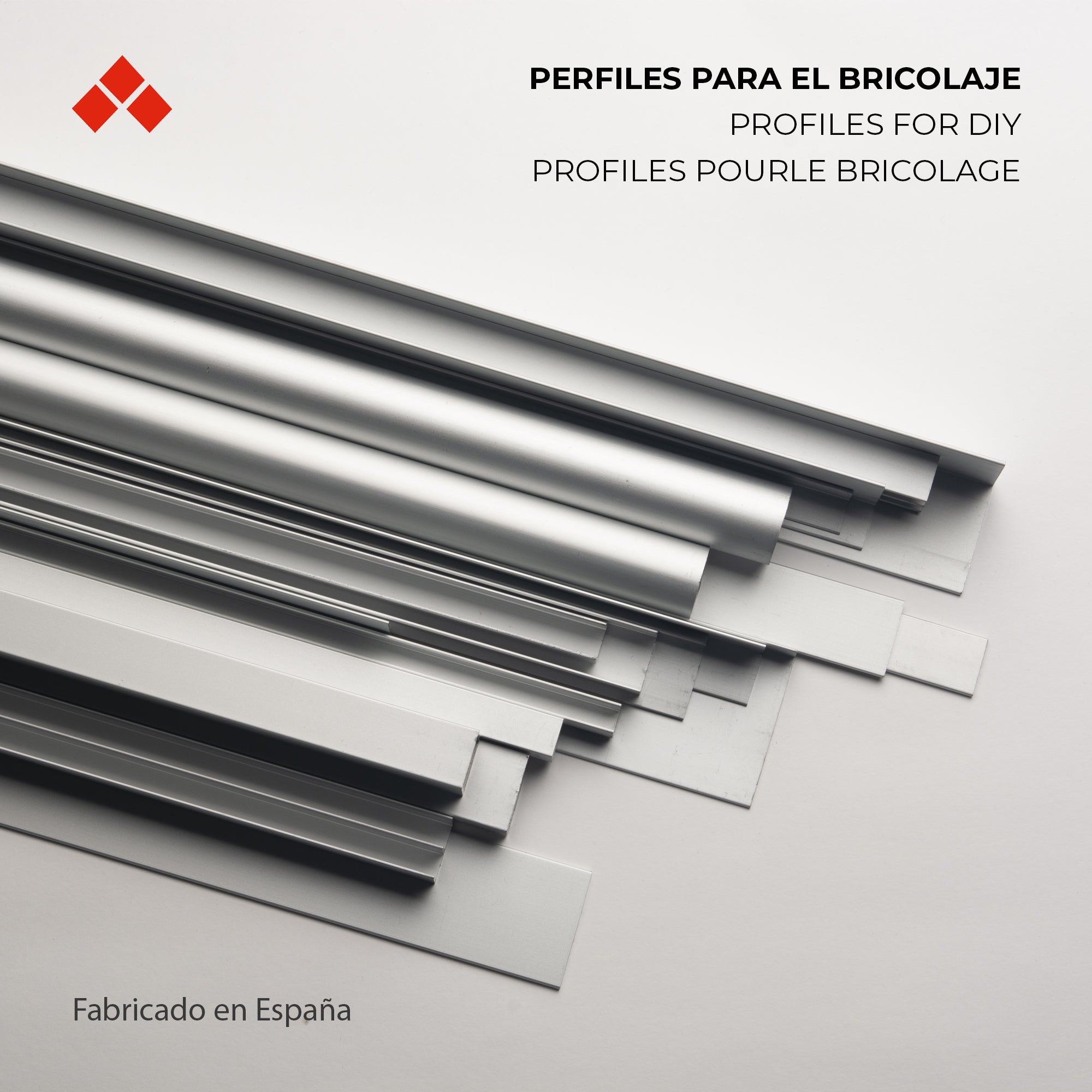 Cornière plat | Fabriqué en aluminium | Finition anodisée mate | Dimensions 20*2*1000mm | Longueur du Cornière 1 mètre | épaisseur 2 mm | 1 unité - 4