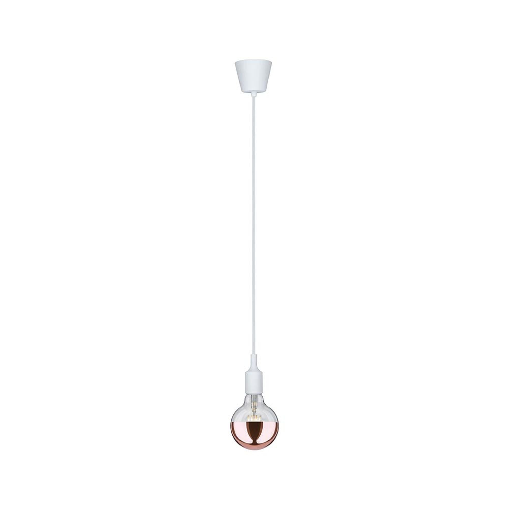 Neordic Luminaire en suspension Ketil E27 max. 60W Blanc gradable Silicone, Matière plastique - 6