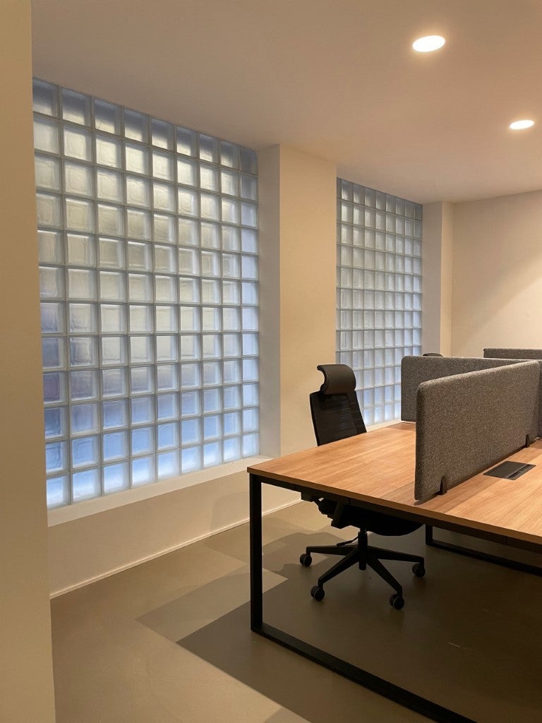 ReadyBlock, kit in alluminio per la realizzazione di pareti con mattoni di vetro 190x190x80 mm (2x4). Dimensione parete 455x837 mm (larghezza x H.) - 6