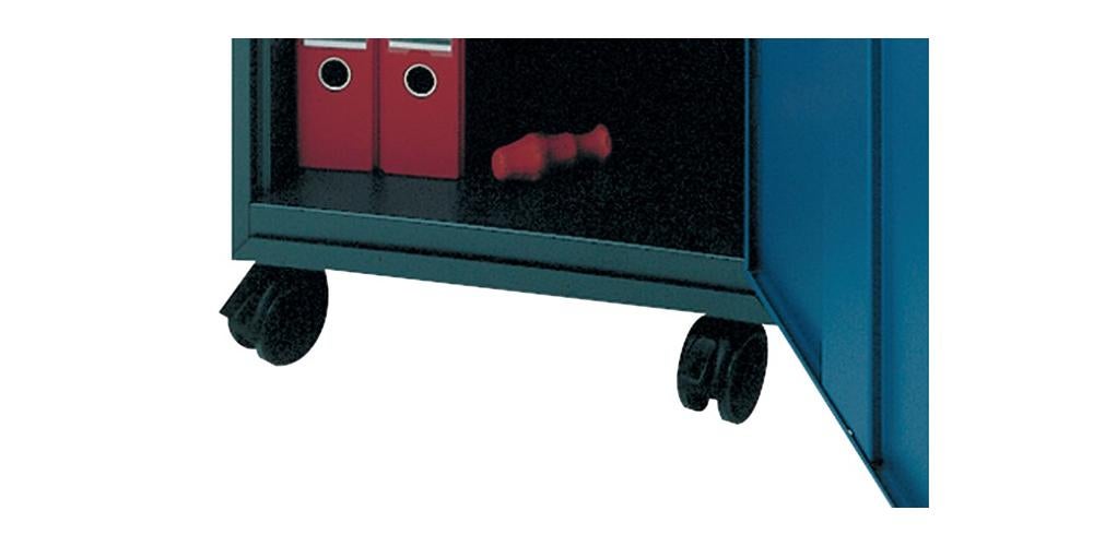Stumpf Podstawa rolkowa Serii 3000 antracytowo-szara do szaf 500 x 500 mm - 3009901