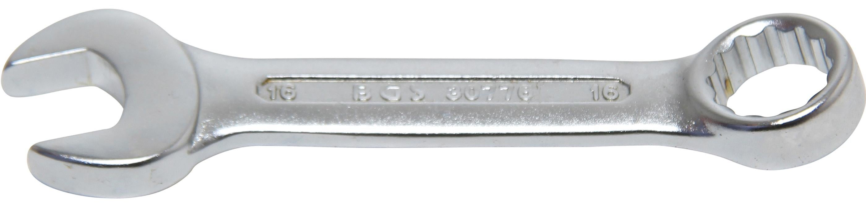BGS Klucz płasko-oczkowy extra krótki SW 16 mm - 30776