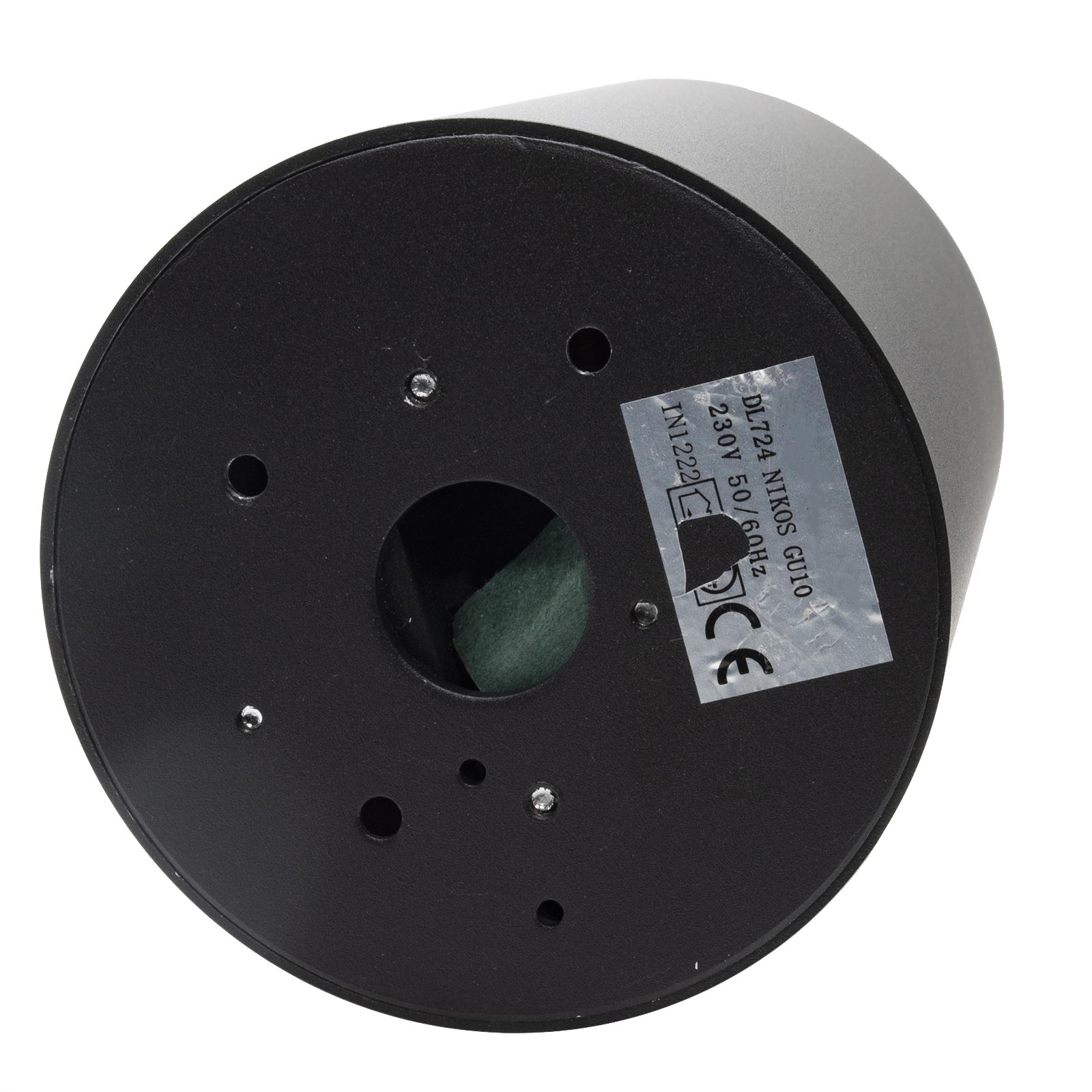 NIKOS plafonnier moderne noir doré plafonnier GU10 LED lumière salle de bain cuisine vitrine boutique bar 230V - 6