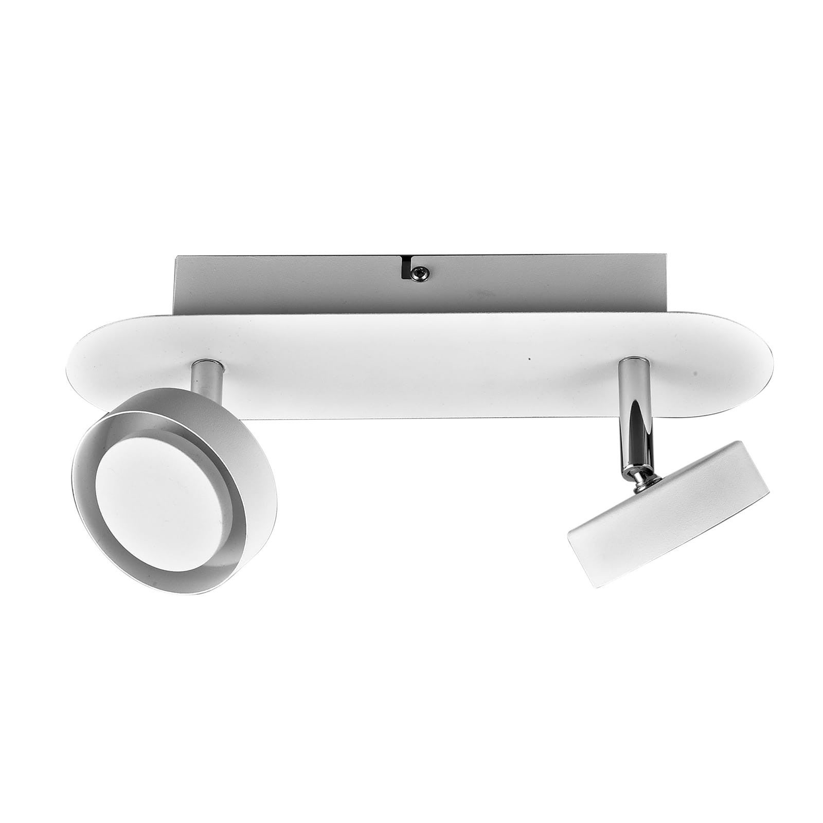 Lampa sufitowa wisząca Alexa biała LED 10W 3000K 1000lm nowoczesna wym: 28 x 8 cm metal Italux