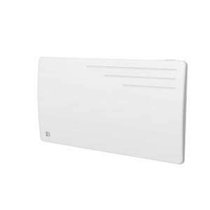 Radiateur électrique fixe à inertie sèche fonte 1500W Bestherm MOTU horizontal blanc