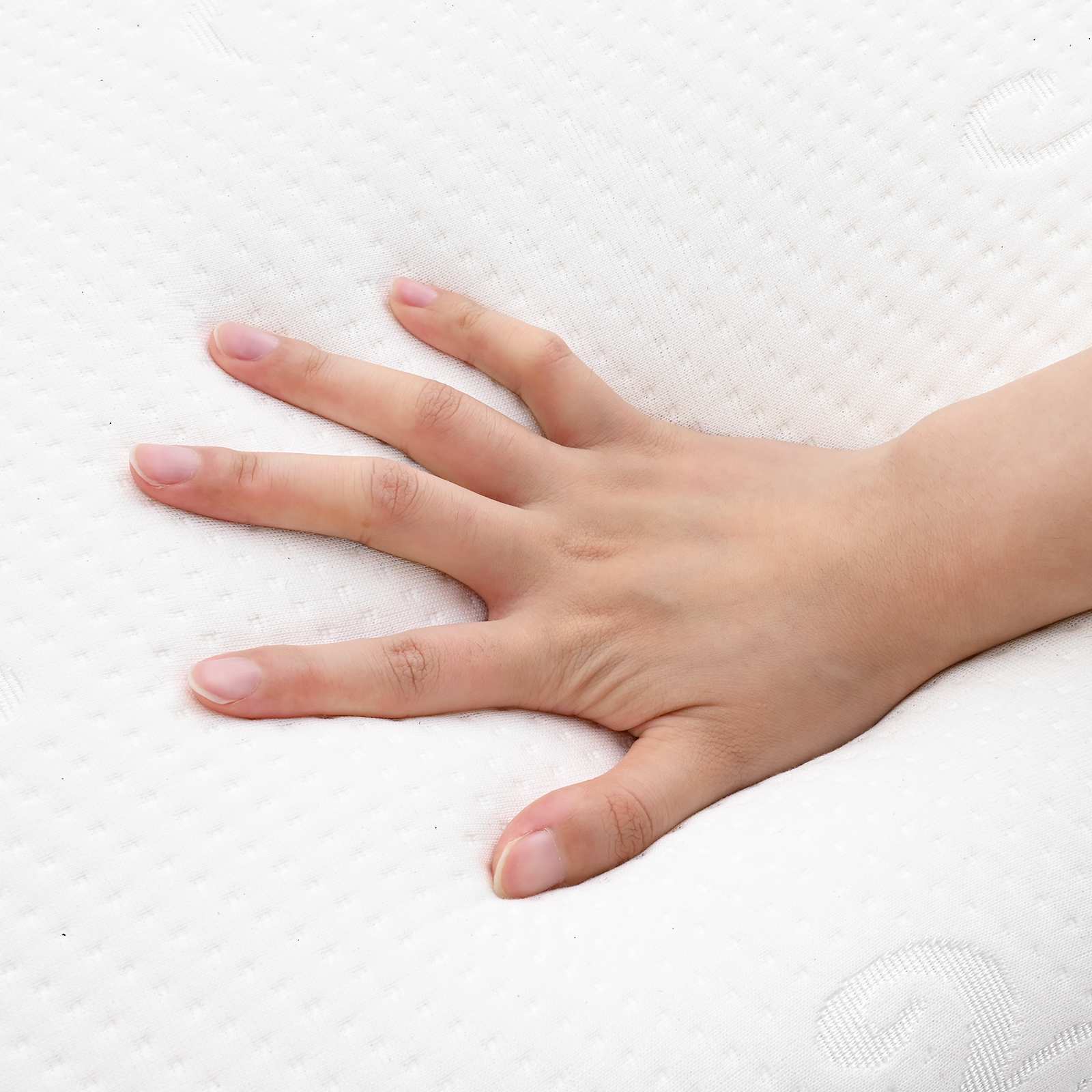Coussin de sommeil moyen blanc, 60 x 40 x 13 cm - 8