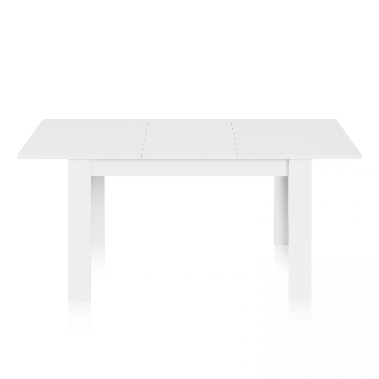 Table à manger THEA extensible L140/190cm - Blanc brillant - 9