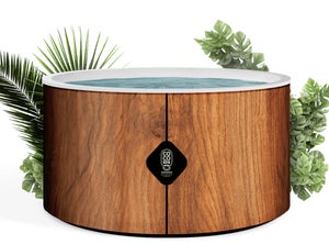 COCO SPA Tahiti Spa Gonflable - 150 cm de diamètre - 800 litres - 2 à 4 personnes - Chauffant & Massant