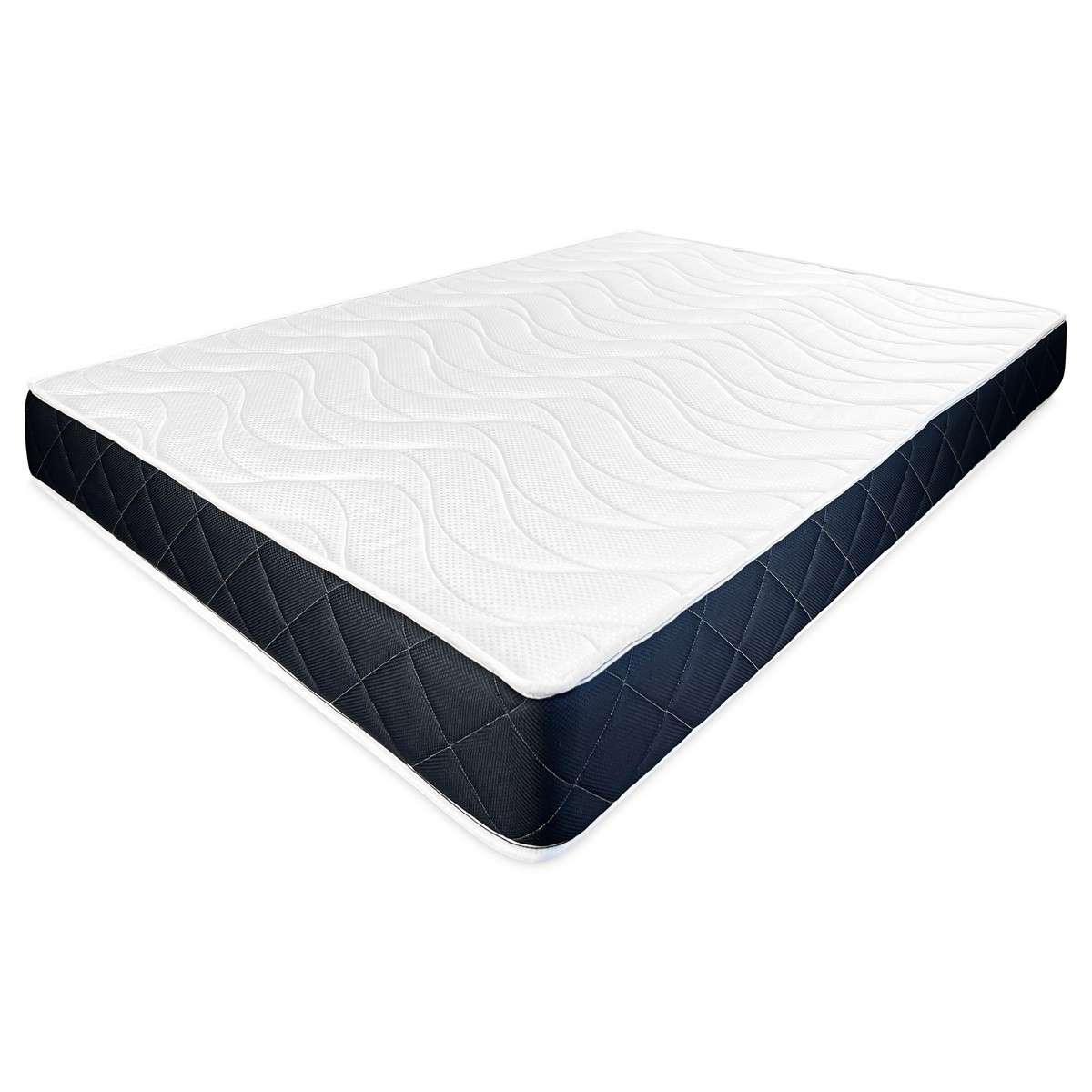 Colchon viscoblack, viscoelastico, 80x190, blanco/negro, alta gama, transpirable, altura 20cm amueblate online