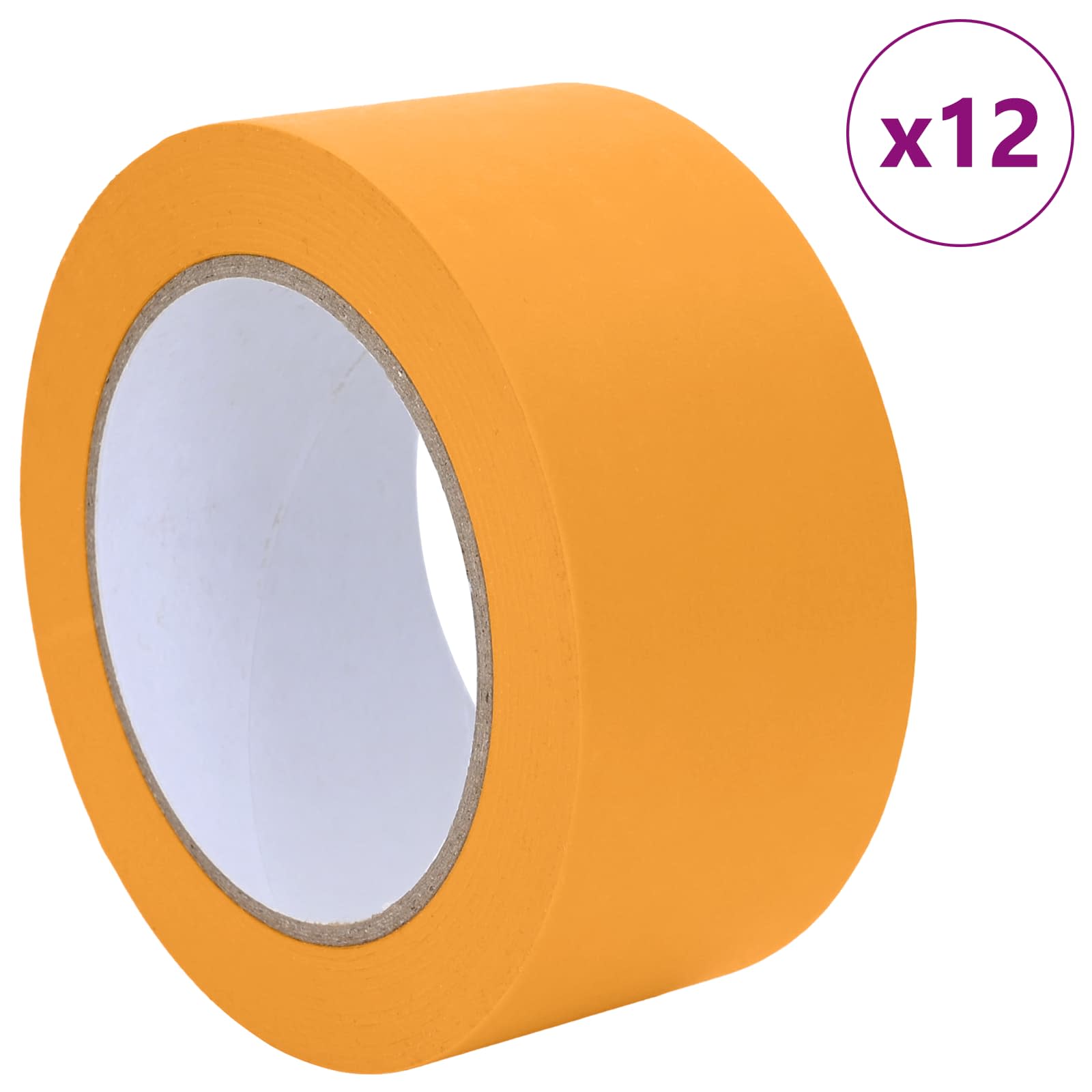 Rubans de masquage pour peintre 12 pcs Jaune 50 mm x 50 m - 3