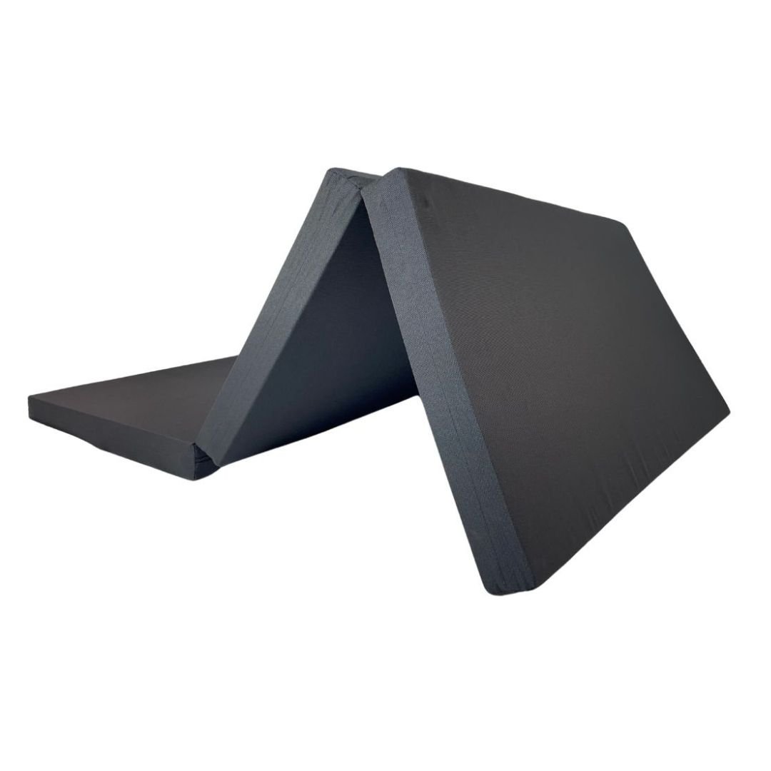 Cama para ford transit courier - 5cm grosor con hr 20kg/m3. suave, 3cm de viscoelástica - negro