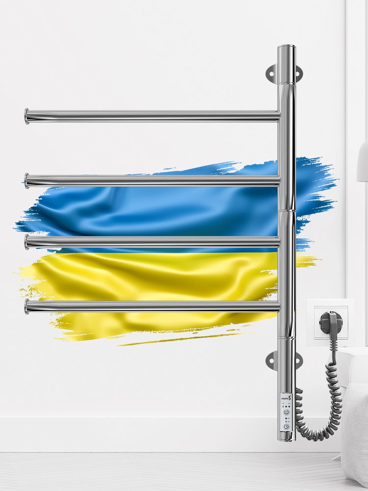 Scaldasalviette Elettrico EMKE 1599x400 Mm - Termostato E Timer, Bianco - Foto 8