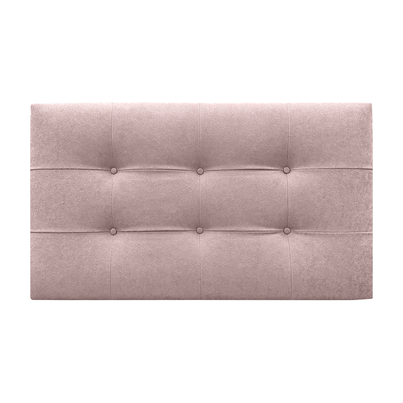DECORQUALITY Cabecero Cama TEXAS BUTTON DELUXE Cabezal Tapizado en tejido Antimanchas Rosa Palo 150*70 CM - 4