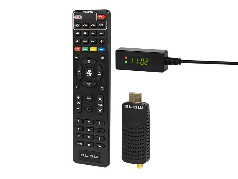 Tuner DVB-T2 Blow Mini 7000FHD z funkcją PVR i Wi-Fi