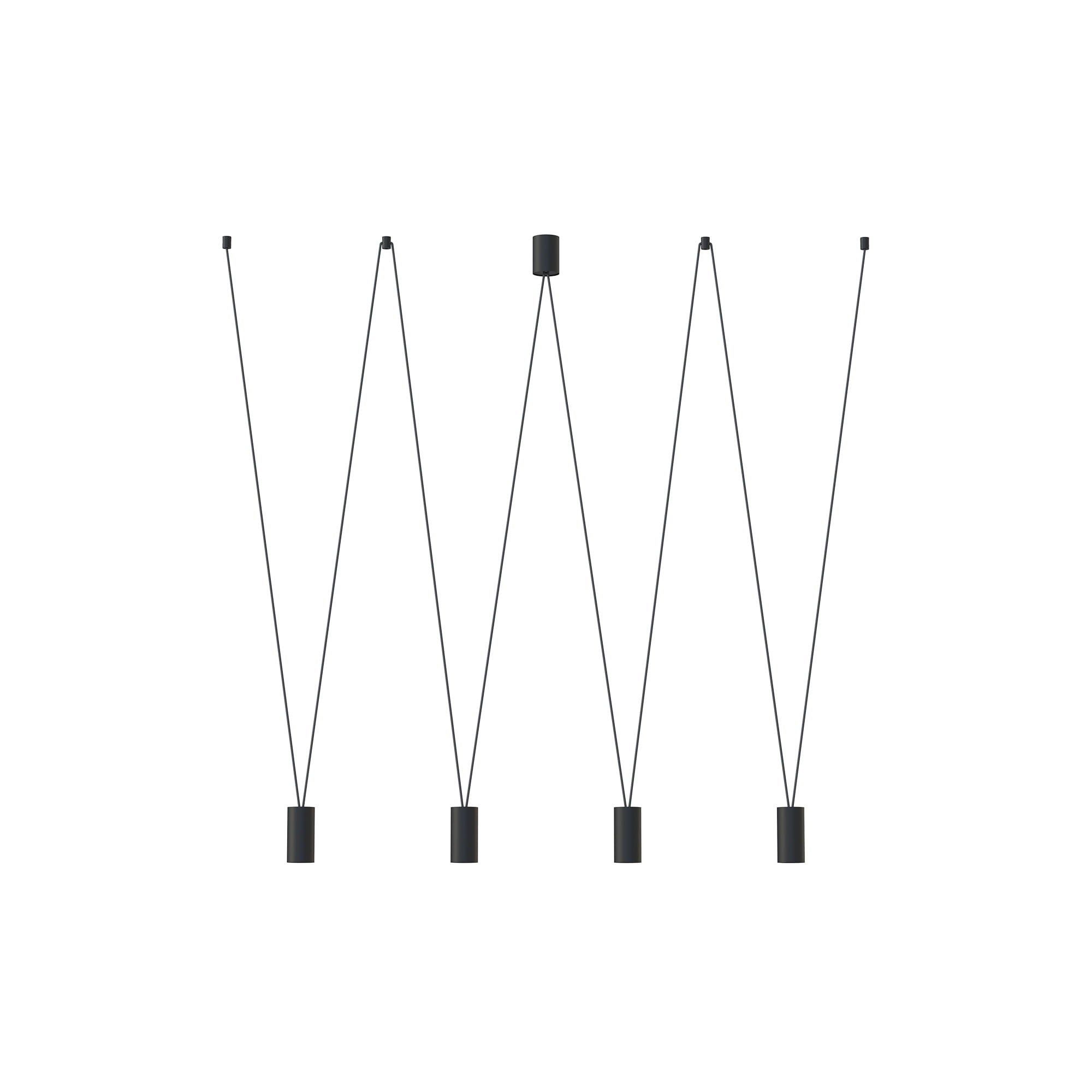 Lampa wisząca More Eye czarna 4xGU10x10W wym: 120 x 200 x 160 cm metal Nowodvorski Lighting