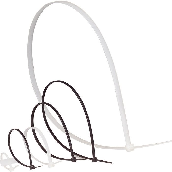 Collier incolore denture intérieure - 140 x 3,5 mm - Capacité de serrage Diamètre 33 mm - Colring - Vendu par 100 - Legrand - 2