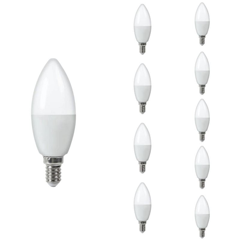 Ampoule LED E14 4.8W C37 180° - Unité / Blanc Chaud 2300K - 3500K - SILUMEN - 5