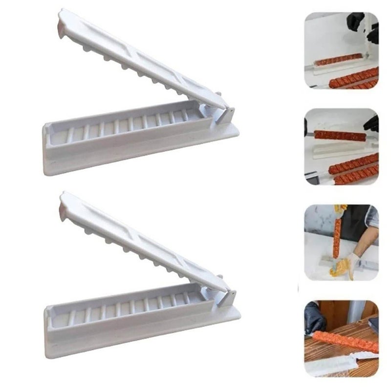 2szt jednorzędowa brytfanna brytfanna wielokrotnego użytku plastikowa brytfanna do przygotowywania mięsa narzędzia do grillowania