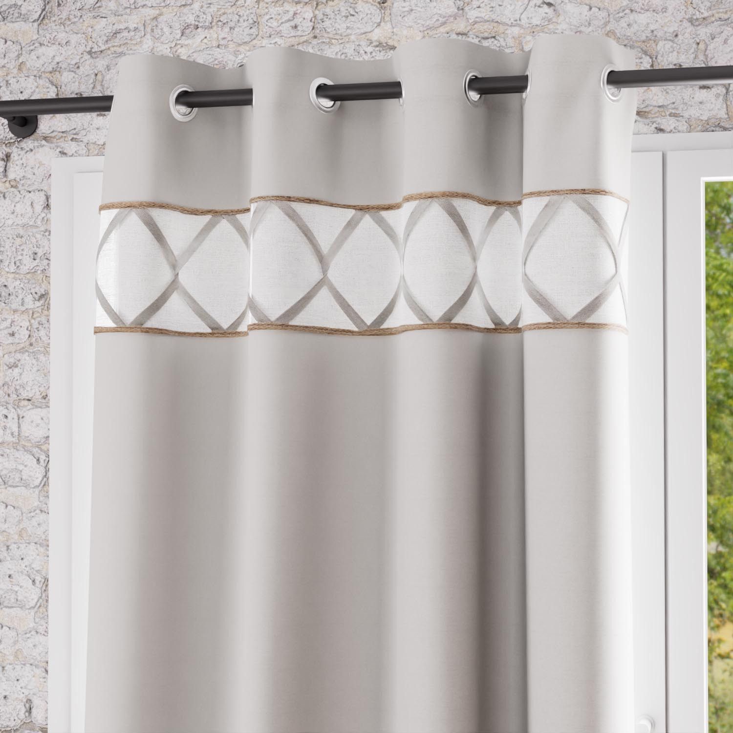 Rideau à Oeillets Pur Coton 135x250 Cm Aude Par Soleil D Ocre Leroy Merlin Rideau à Oeillets Pur Coton 135x250 Cm Aude Par Soleil D Ocre Leroy Merlin