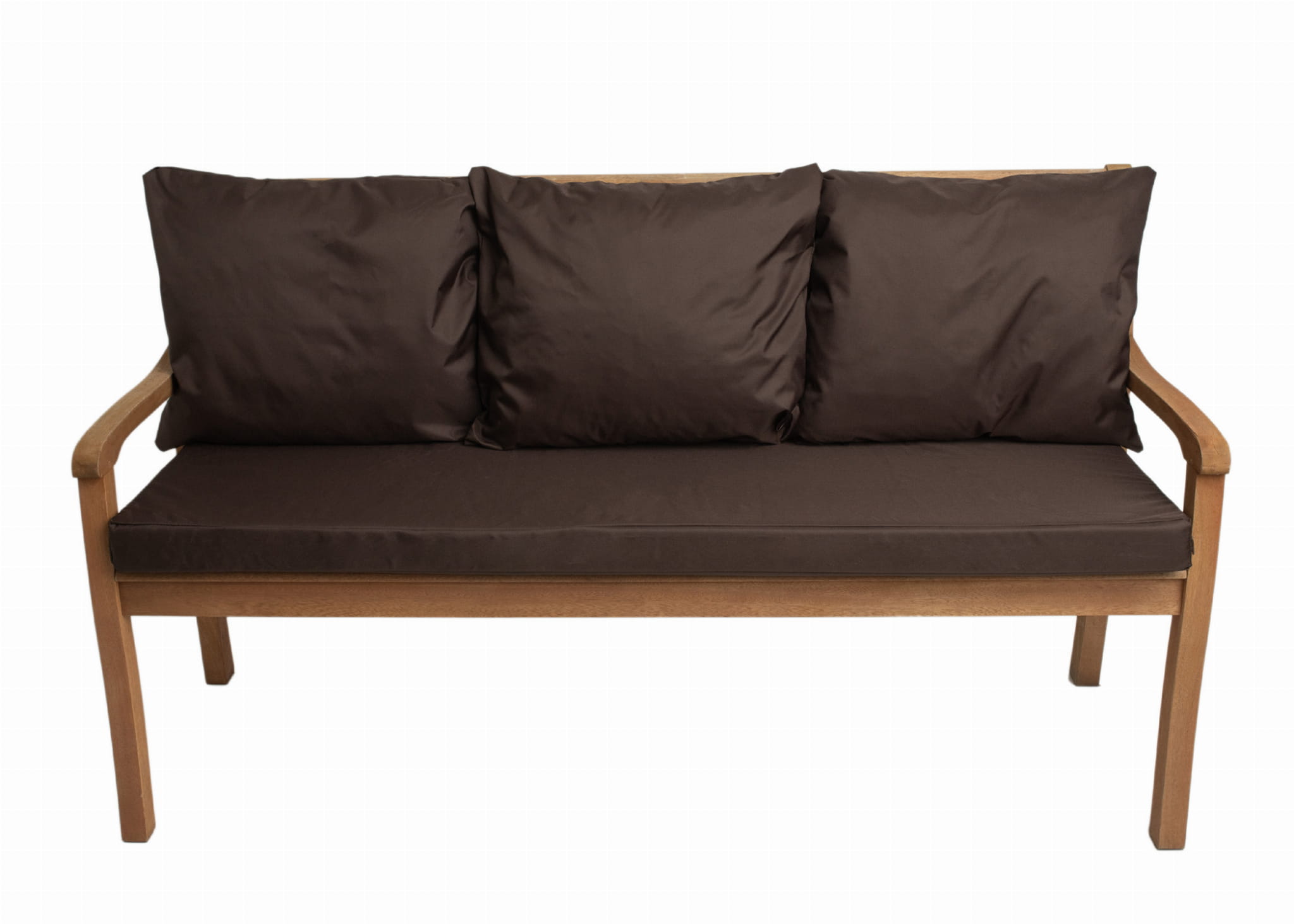 Cojín de banco 160x60x3x50x56cm, cojín exterior/interior, cojines para columpio de jardín marrón, cojín de asiento, cojín de respaldo