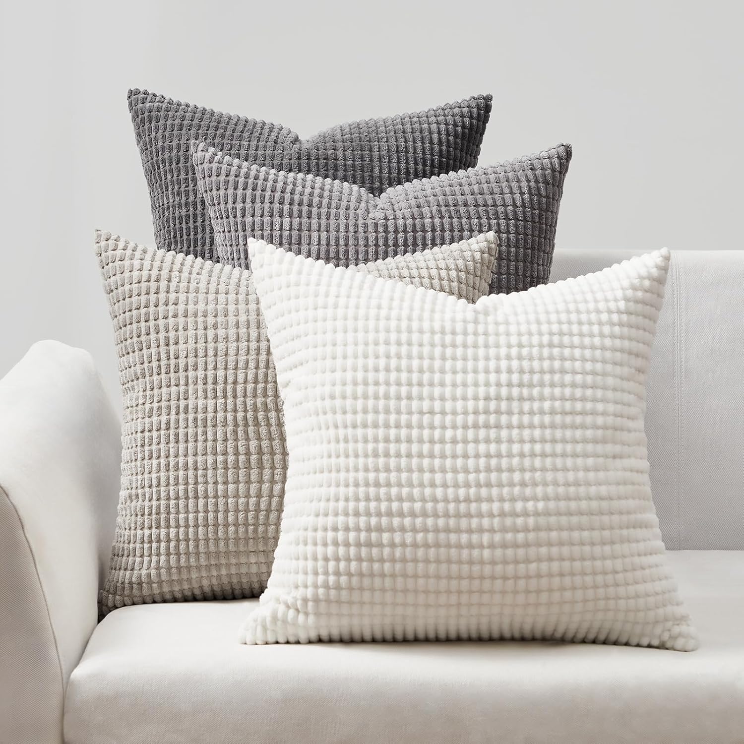 Federa 40x80 Cm Grigio Antracite In Cotone Traspirante Con Cerniera Nascosta - Qualità E Comfort Per Tutto L'anno!