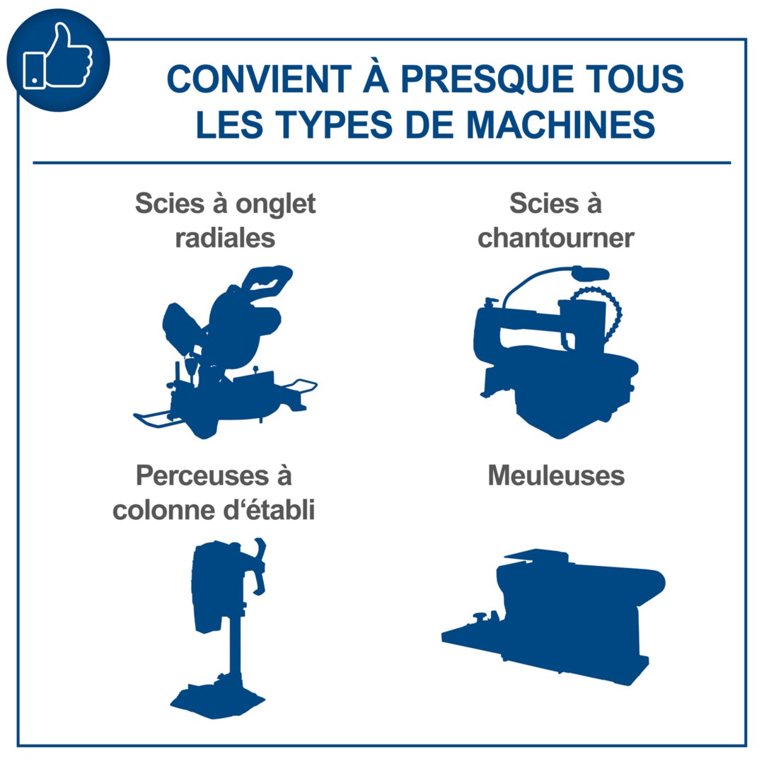 Scheppach Support Scies à Onglets UMF2000 - Piètement pour scie à onglet - Charge admissible 250kg - Supports extensibles 1160-2000mm - 3