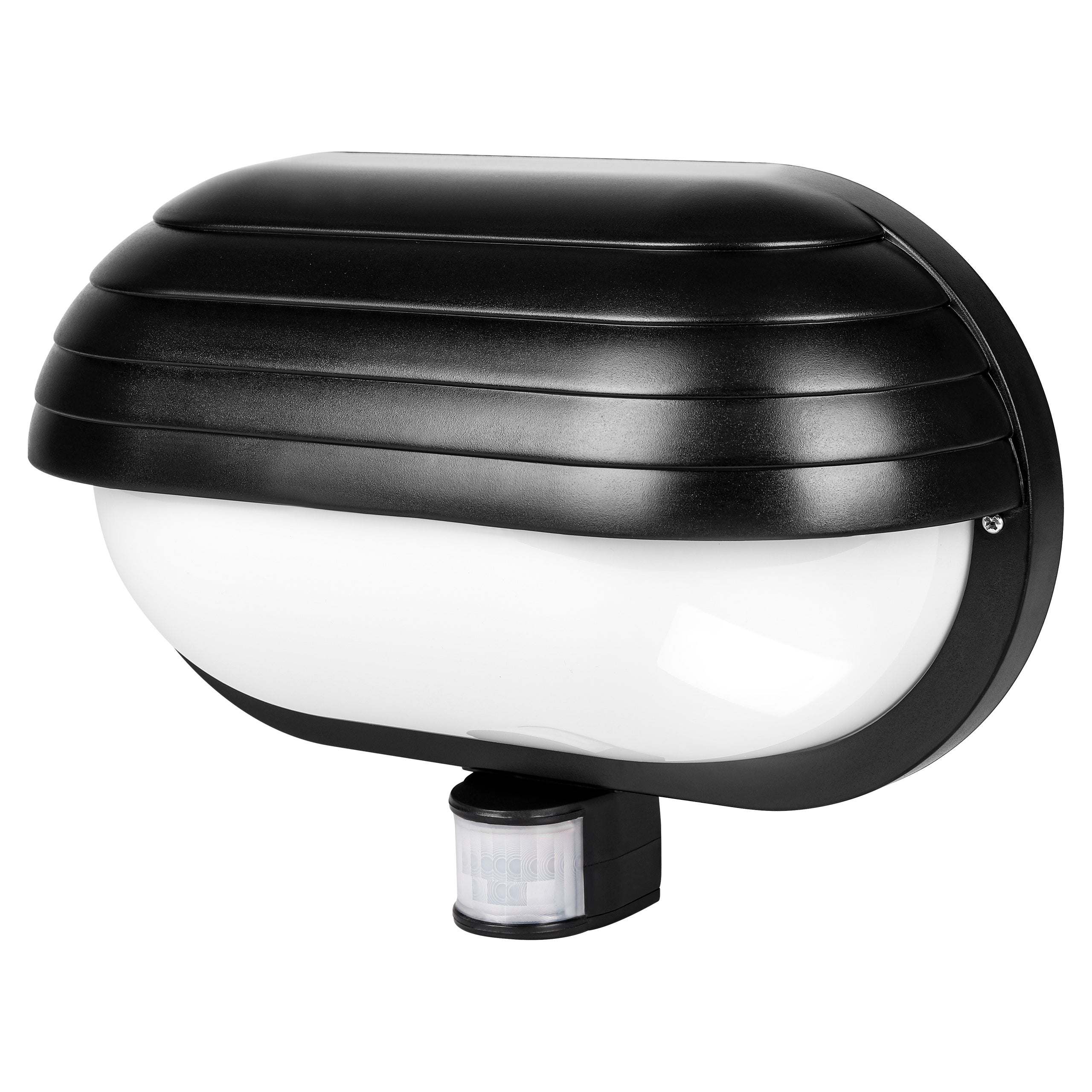 Lampa elewacyjna Froda E27 LED czujnik ruchu PIR kinkiet zewnętrzny czarny MasterLED