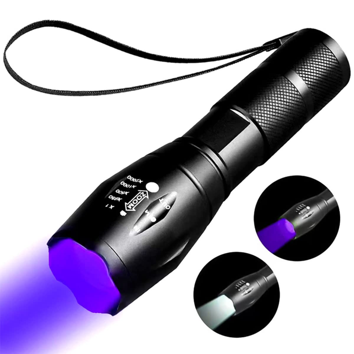 Lampe Torche UV 395nm DARKBEAM – Rechargeable – Petite Lampe De Wood LED