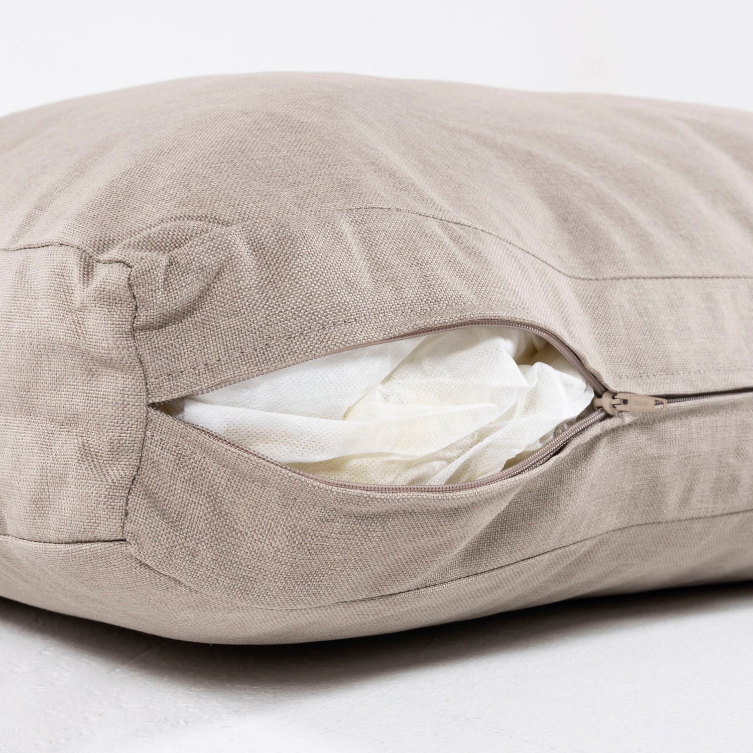 Cojín de asiento y respaldo para palet de exterior desenfundable en olefin marrón 250 g de alta calidad - 6