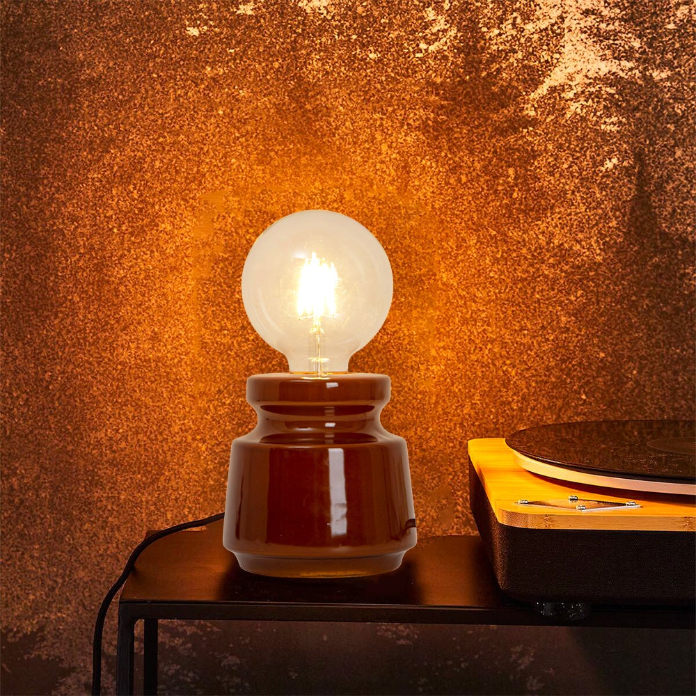 Lampe à Poser Vintage Sampa Helios 35 Cm - Lampe De Bureau D'occasion
