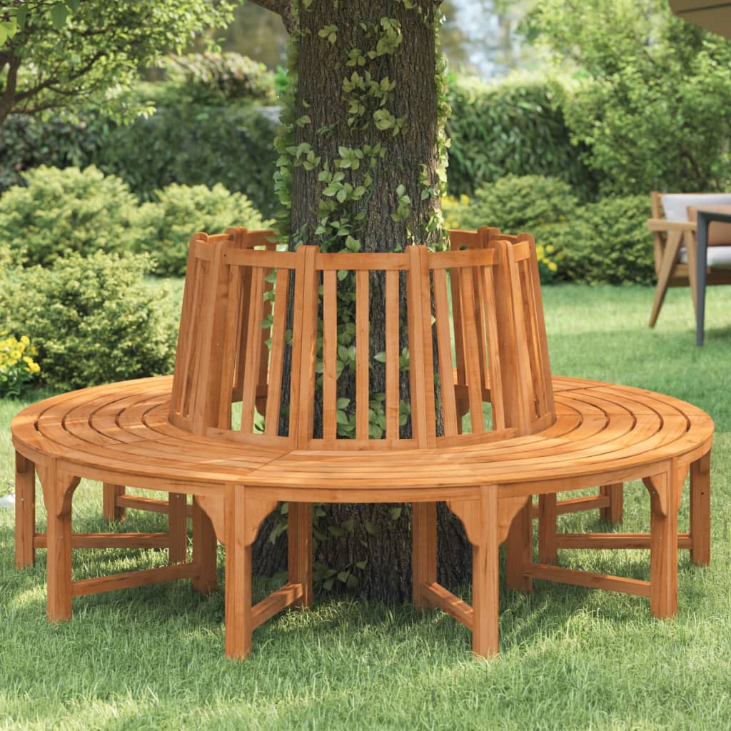 Maison Exclusive - Banc de tour d'arbre rond Ø208 cm bois massif ...