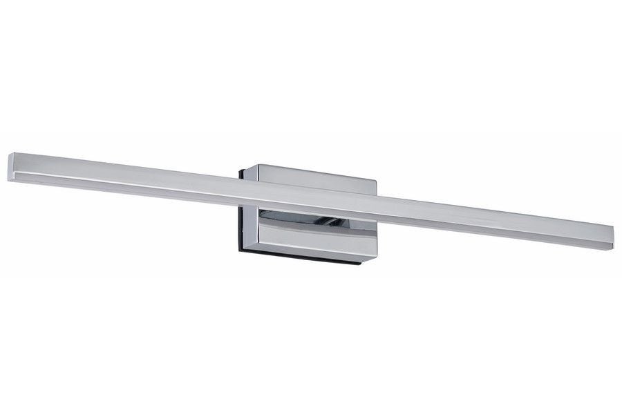 Kinkiet ścienny Linea chromowany LED 8W 4000K 640lm styl nowoczesny wym: 7 x 60 x 8 cm tworzywo sztuczne IP44 Reality