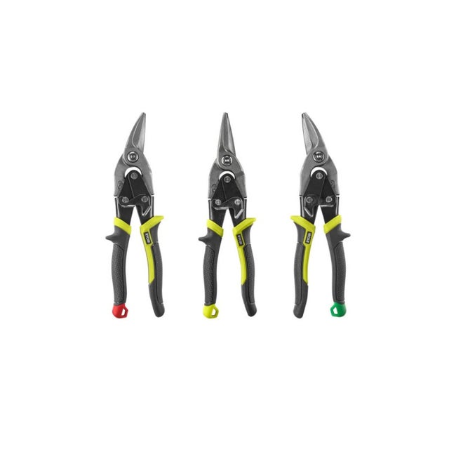 Jeu de 3 cisailles aviation RYOBI - RHAS3PC
