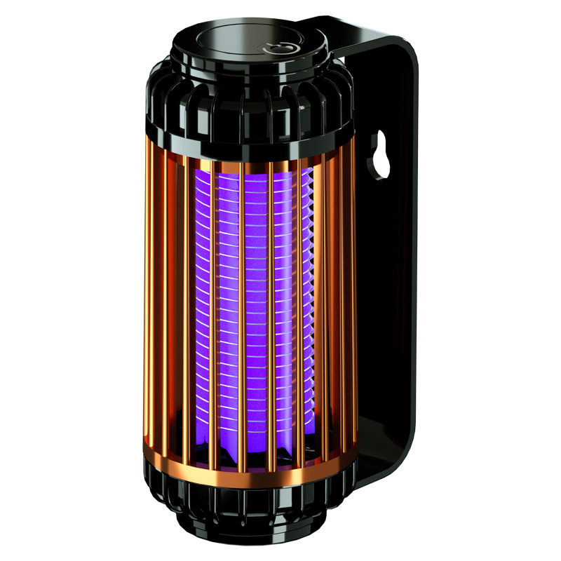 Lampa odstraszająca komary z ładowaniem USB, odstraszacz komarów UV, nadaje się do użytku wewnątrz i na zewnątrz, kolor czarny