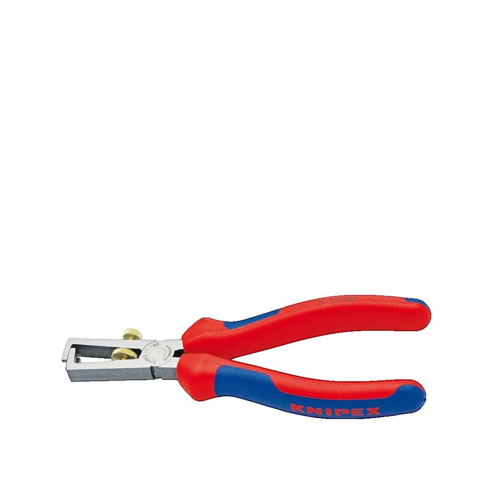 Obcinak izolacji Knipex niebiesko-czerwony pojemność 10 mm² i długość 160 mm